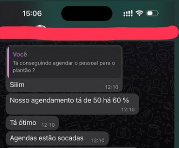 Clínica SC - 60% de agendamento